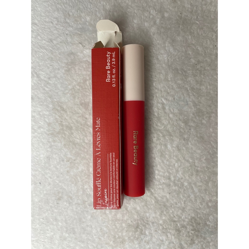 Rare Beauty Lip Souffle Matte Lip Cream Inspire Bright Red 0.13 fl oz 3.9 mL